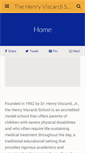 Mobile Screenshot of henryviscardischool.org